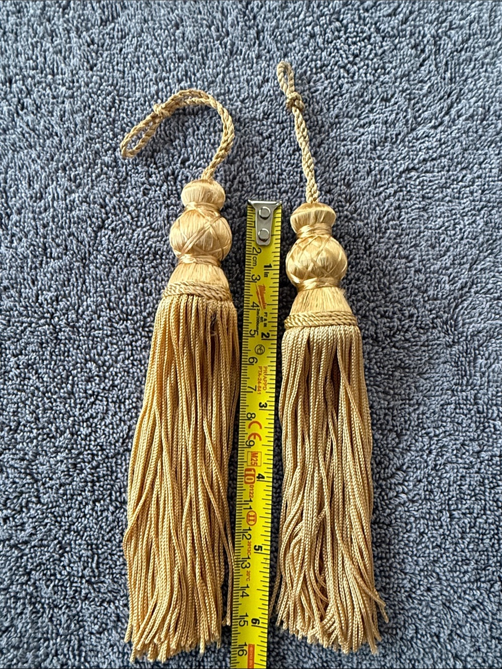 Gold Decorative Tassel Pair